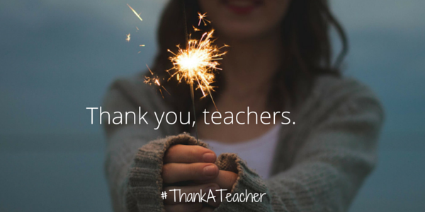Thank you, teachers #ThankATeacher