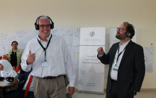 Photo: Superintendent Paul Freeman and Insight President Jason Culbertson.